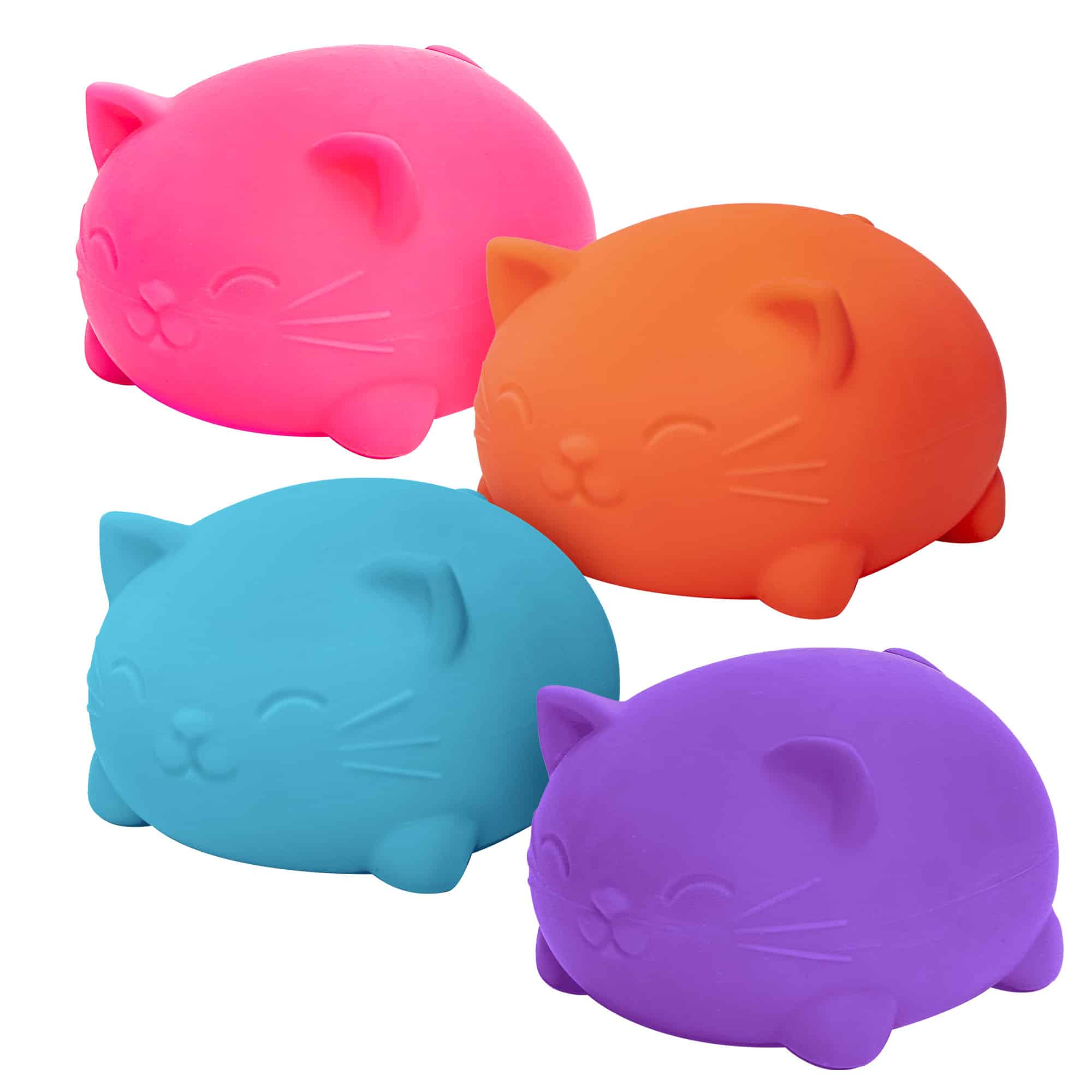 Fun Fidget Monster Super NeeDoh Cool Cats | Select Opal Prairie - Collectible Shaggy Monster Squishable Toy Detail