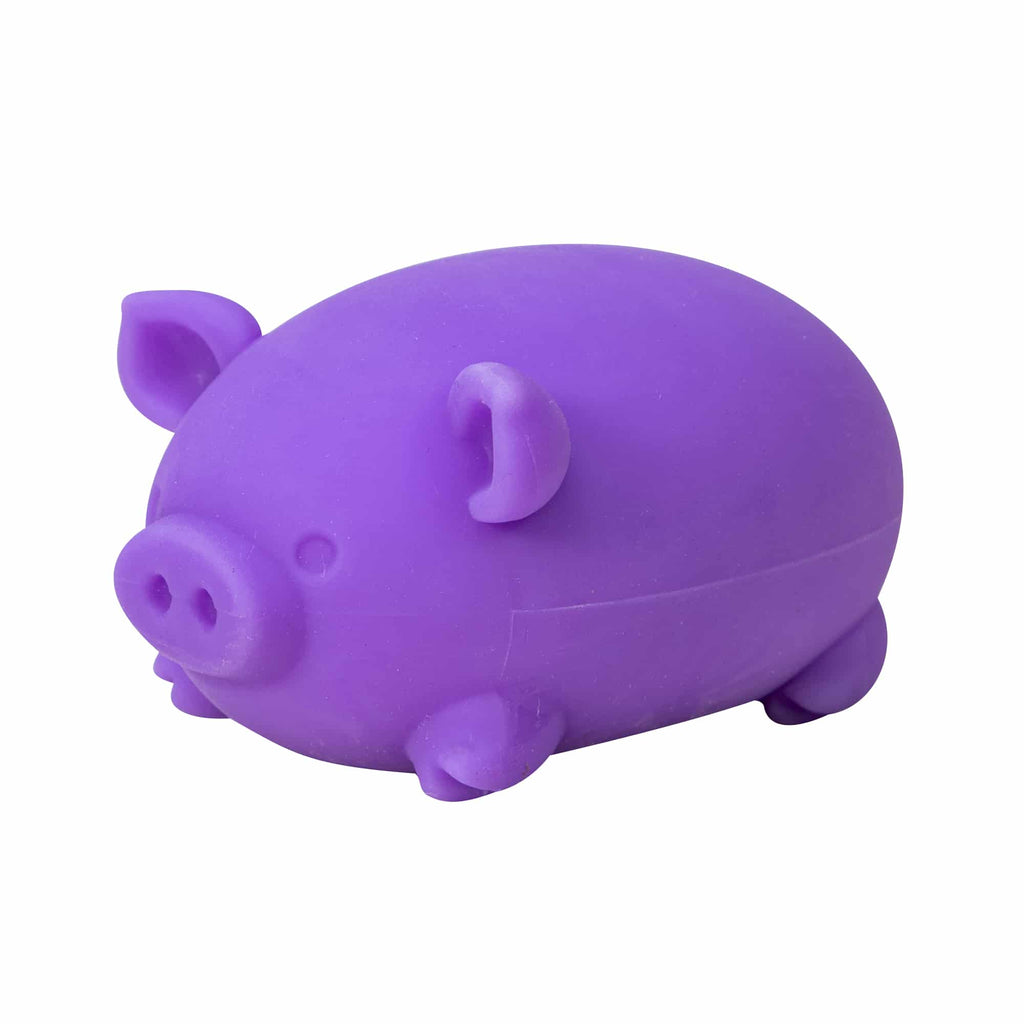 Animal-Shaped NeeDoh Dig’ It Pig | Select Velvet Canopy - Dino Character Malt-Gel Filled Sensory Glob Detail