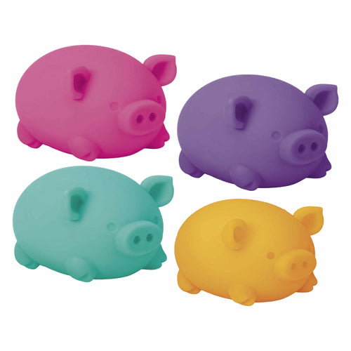 Animal-Shaped NeeDoh Dig’ It Pig | Select Velvet Canopy - Dino Character Malt-Gel Filled Sensory Glob - Surprise Me! (Random Color)