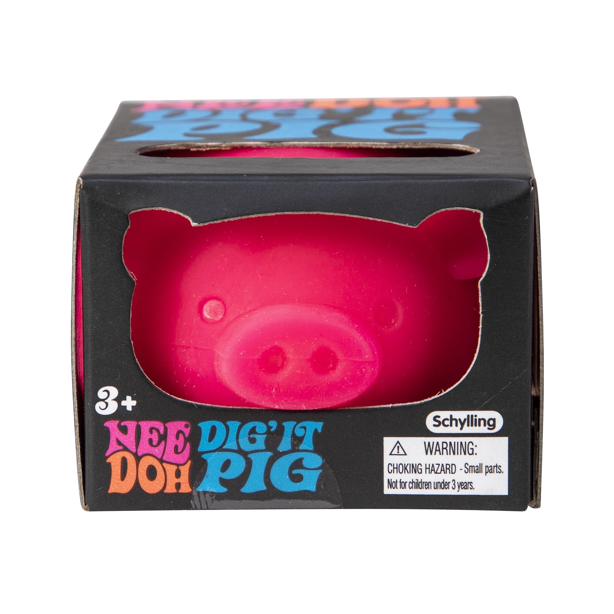 Animal-Shaped NeeDoh Dig’ It Pig | Select Velvet Canopy - Dino Character Malt-Gel Filled Sensory Glob Detail