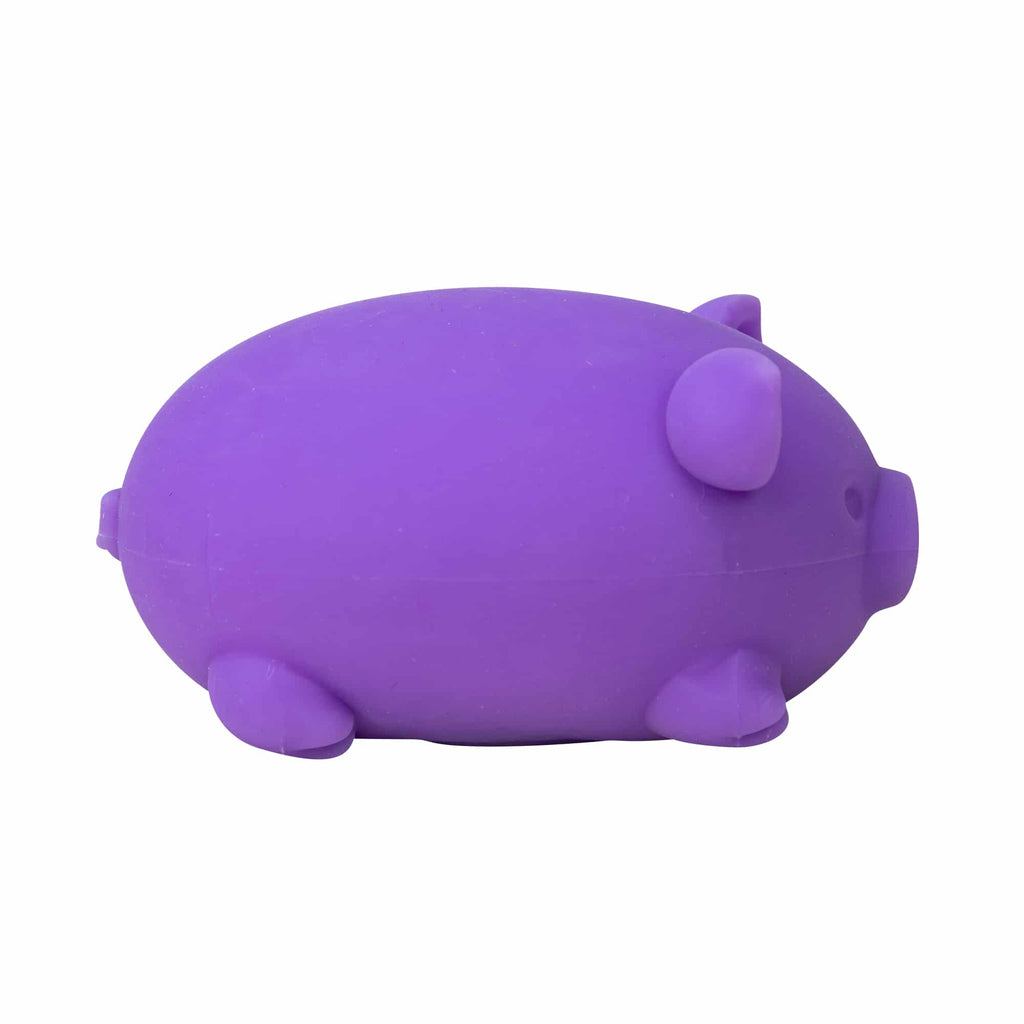 Animal-Shaped NeeDoh Dig’ It Pig | Select Velvet Canopy - Dino Character Malt-Gel Filled Sensory Glob Detail