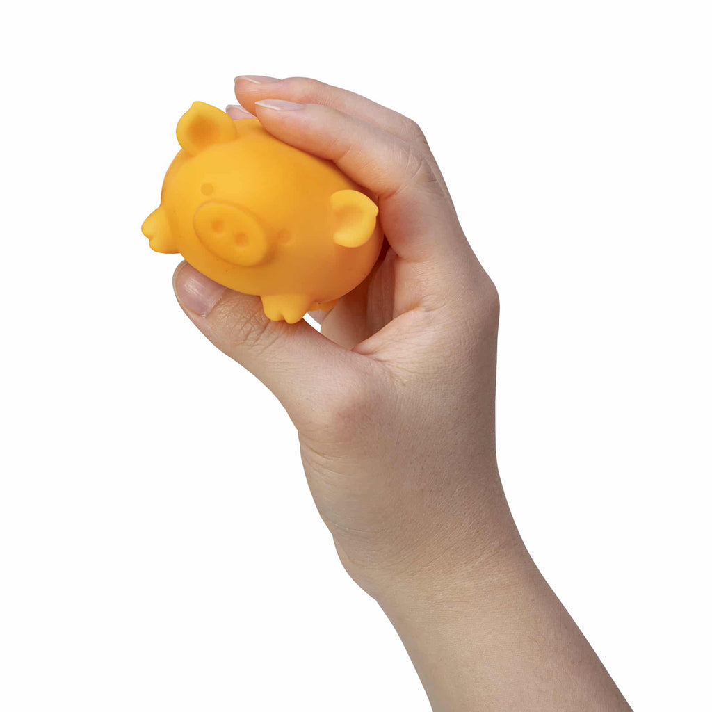 Animal-Shaped NeeDoh Dig’ It Pig | Select Velvet Canopy - Dino Character Malt-Gel Filled Sensory Glob Detail