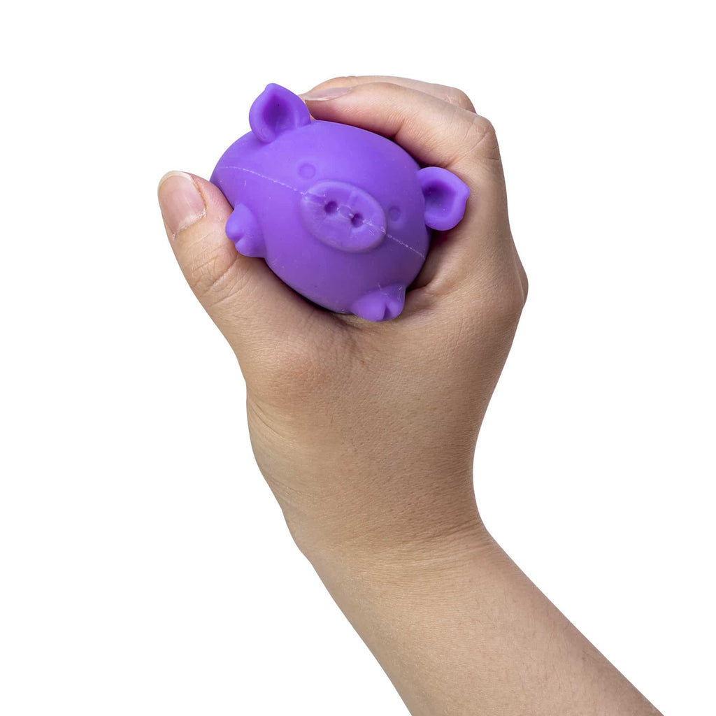 Animal-Shaped NeeDoh Dig’ It Pig | Select Velvet Canopy - Dino Character Malt-Gel Filled Sensory Glob Detail