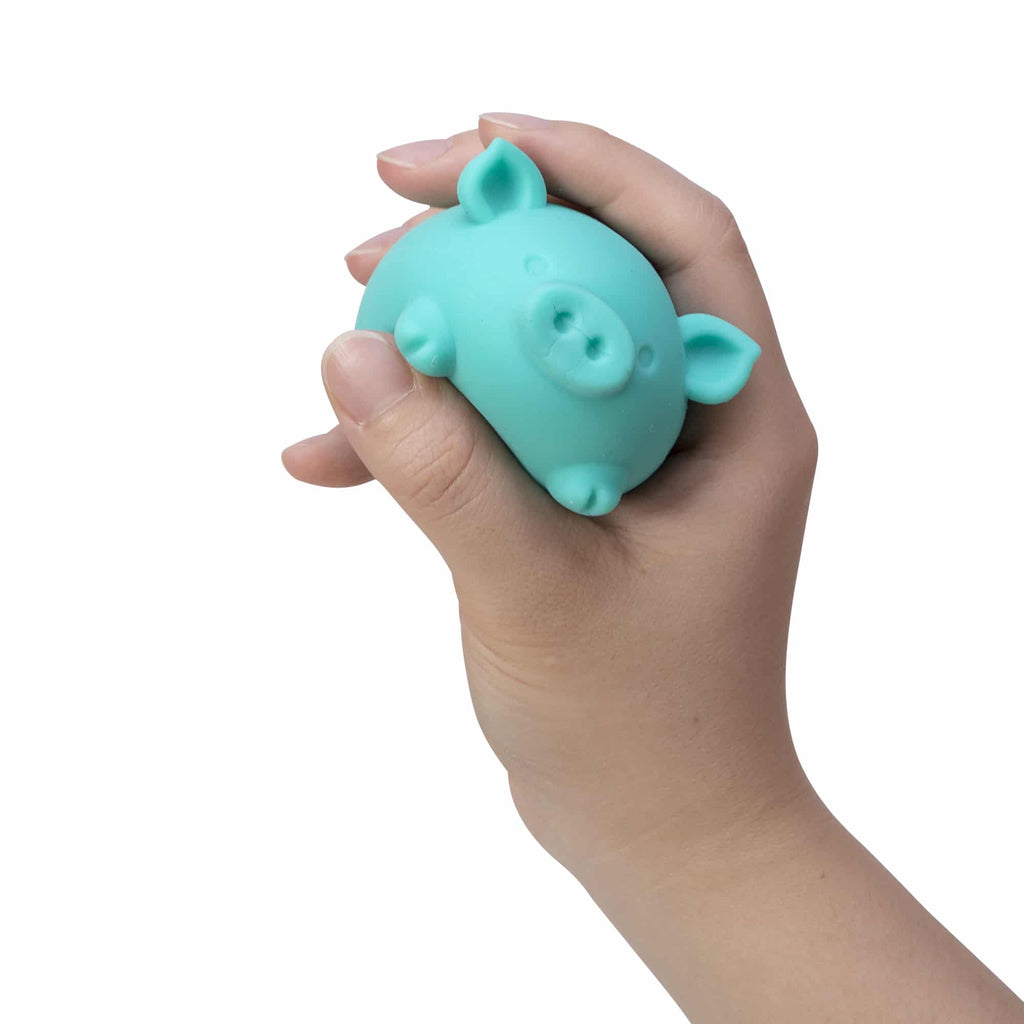Animal-Shaped NeeDoh Dig’ It Pig | Select Velvet Canopy - Dino Character Malt-Gel Filled Sensory Glob Detail