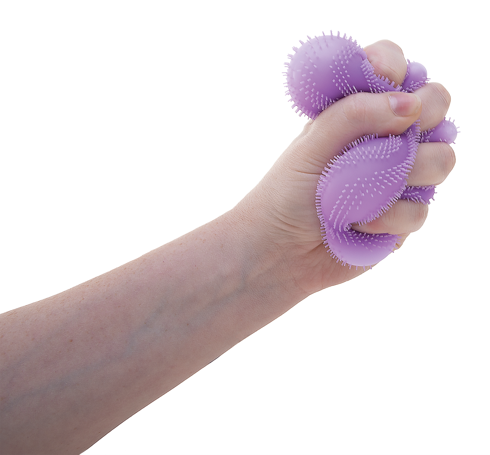 Ultra-Soothing Touch NeeDoh Fuzz Ball Flower Power | Signature Elm Point - Furry Coated Soft Touch Squishable Ball - Surprise Me! (Random Color)