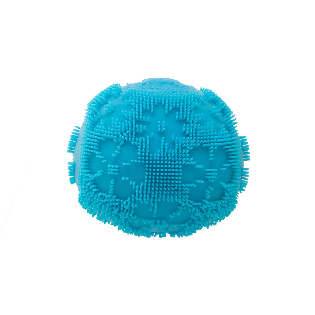 Ultra-Soothing Touch NeeDoh Fuzz Ball Flower Power | Signature Elm Point - Furry Coated Soft Touch Squishable Ball Detail