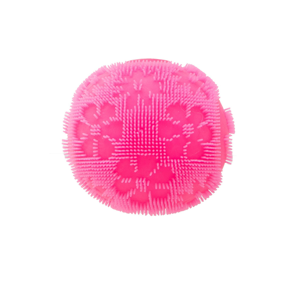Ultra-Soothing Touch NeeDoh Fuzz Ball Flower Power | Signature Elm Point - Furry Coated Soft Touch Squishable Ball Detail