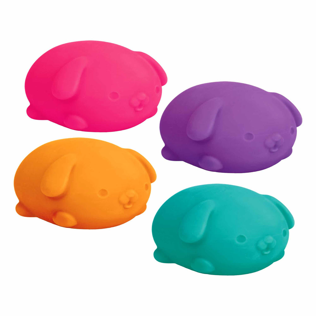 Cute Collectible NeeDoh Funky Pup | Collection Canyon Shore - Purrfect Cat Squishy Character Stress Toy - Surprise Me! (Random Color)