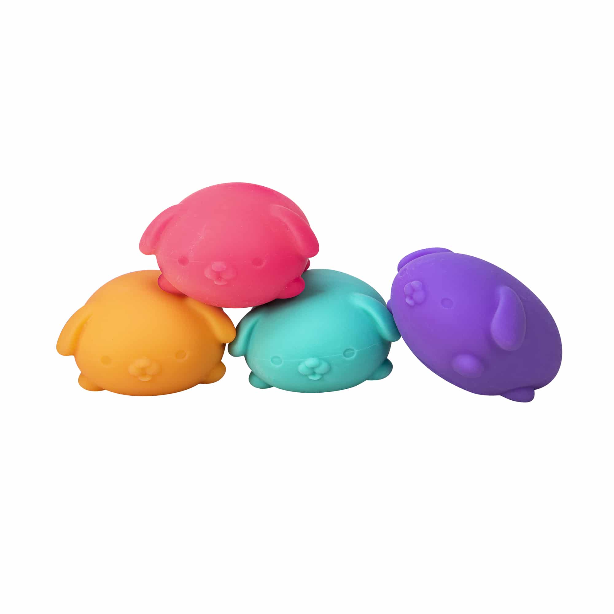 Cute Collectible NeeDoh Funky Pup | Collection Canyon Shore - Purrfect Cat Squishy Character Stress Toy Detail