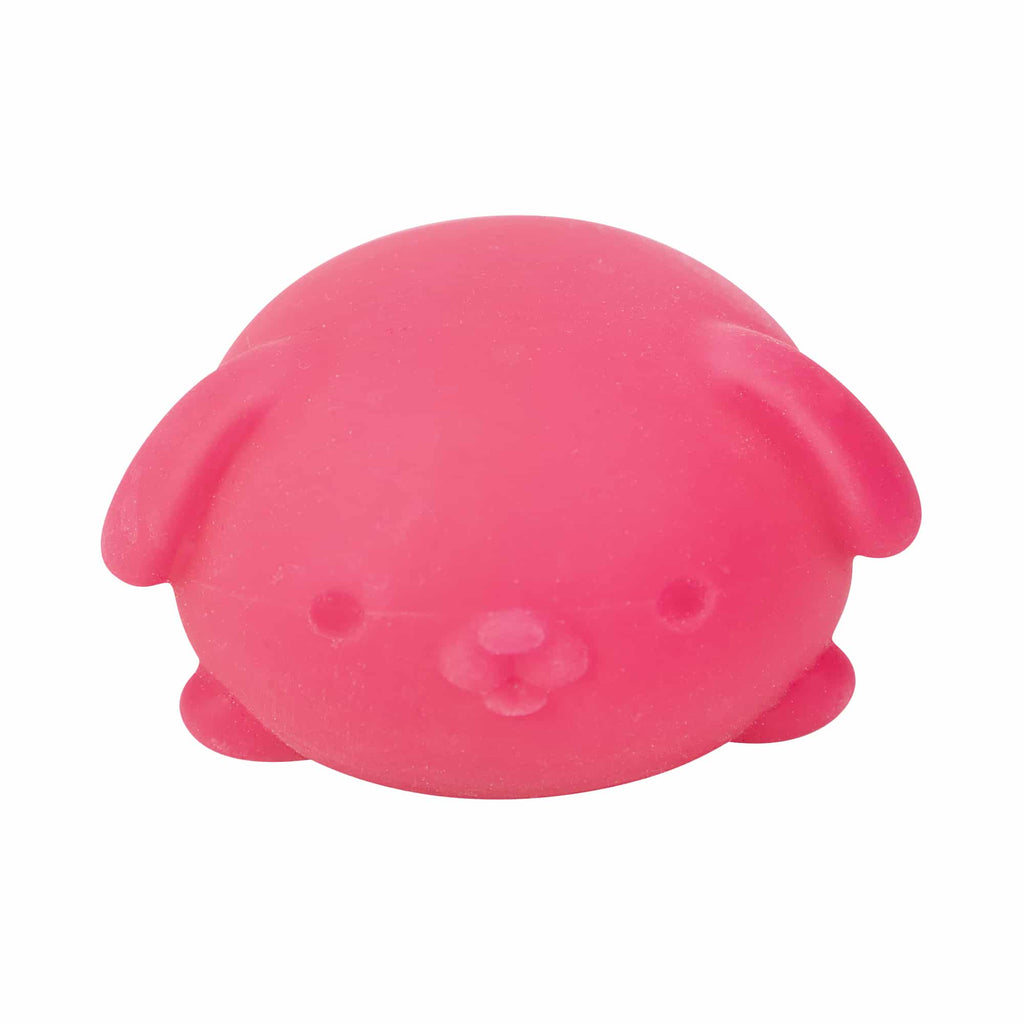 Cute Collectible NeeDoh Funky Pup | Collection Canyon Shore - Purrfect Cat Squishy Character Stress Toy Detail