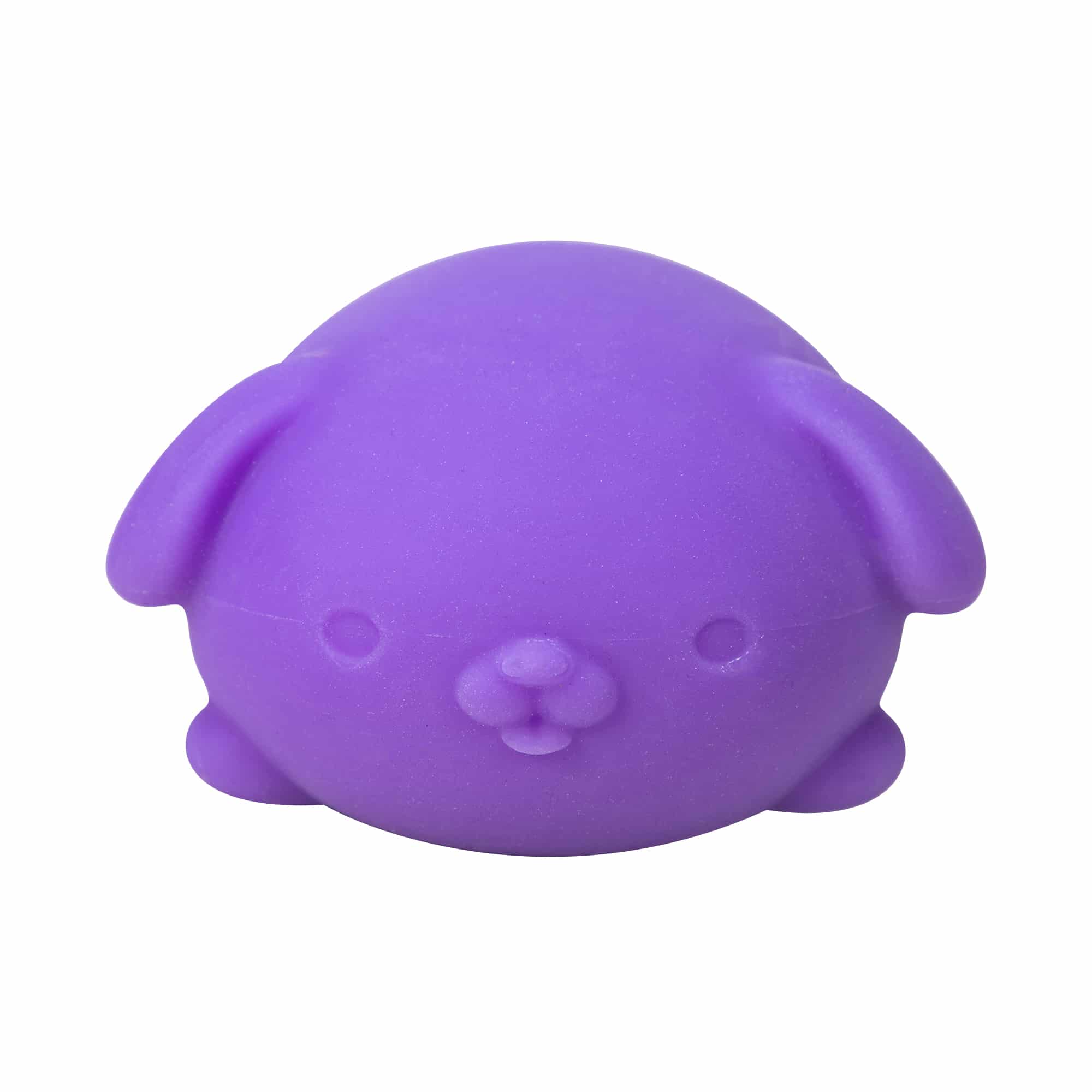 Cute Collectible NeeDoh Funky Pup | Collection Canyon Shore - Purrfect Cat Squishy Character Stress Toy Detail