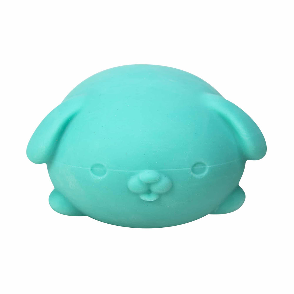 Cute Collectible NeeDoh Funky Pup | Collection Canyon Shore - Purrfect Cat Squishy Character Stress Toy Detail