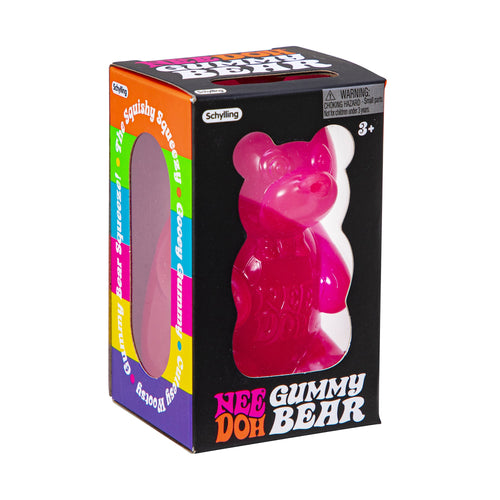 Adorable Character NeeDoh Gummy Bear | Edition Canyon Forest - Cute Animal-Shaped NeeDoh Fidget Toy for Kids - Surprise Me! (Random Color)