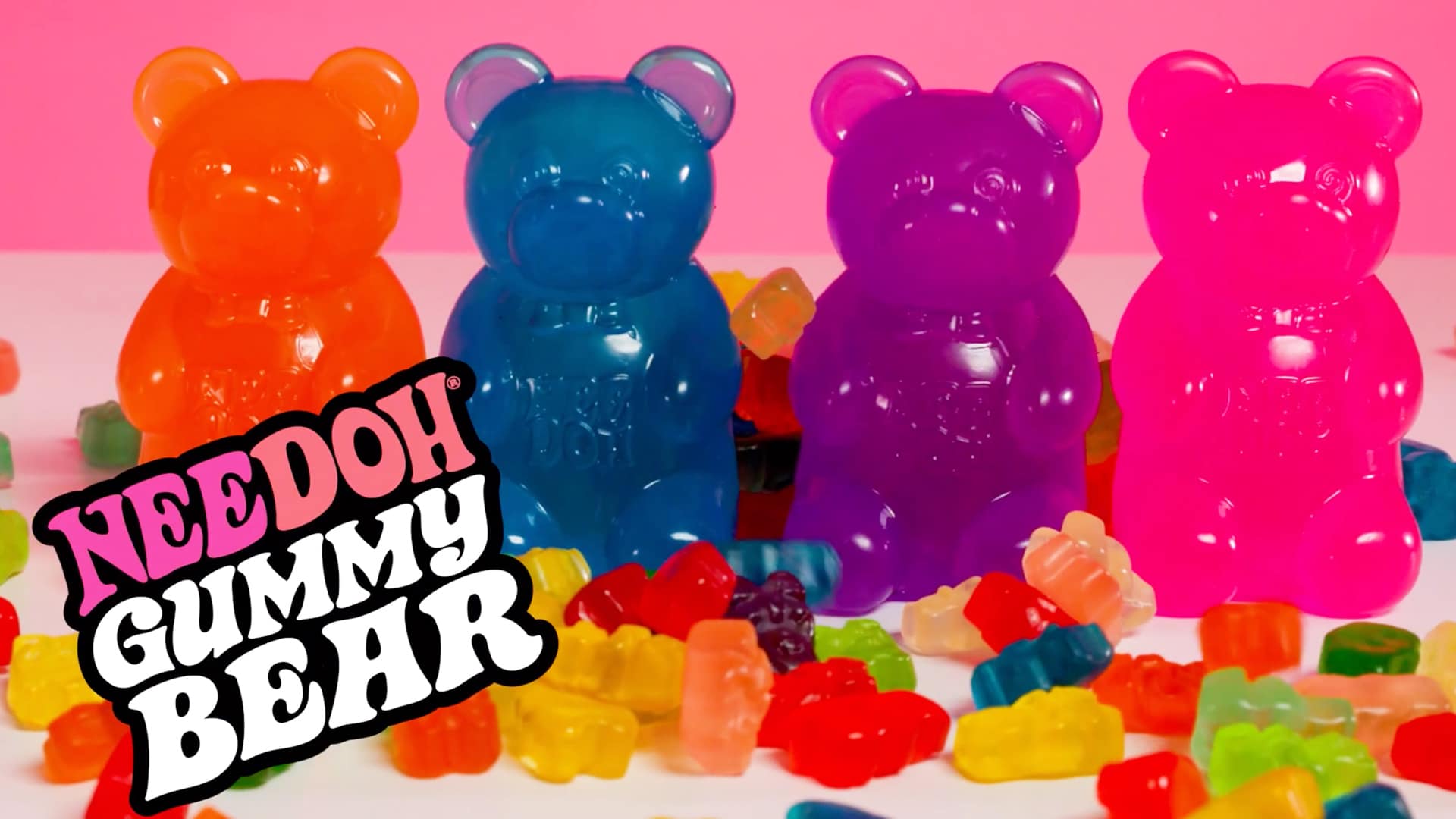 Adorable Character NeeDoh Gummy Bear | Edition Canyon Forest - Cute Animal-Shaped NeeDoh Fidget Toy for Kids Detail