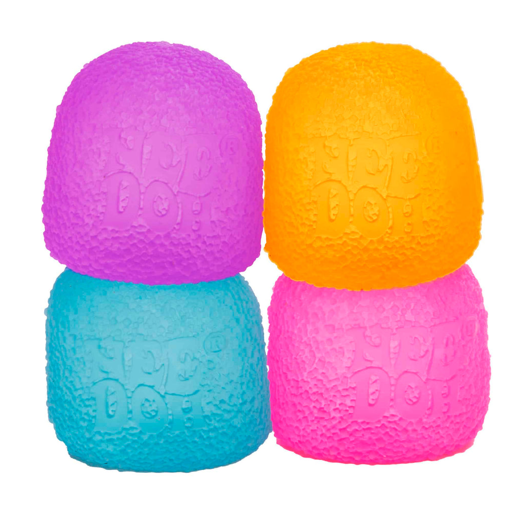Fun Food Fidget NeeDoh Gumdrop | Edition Juniper Flare - Playful Star & Heart Shaped Geometric NeeDoh Detail
