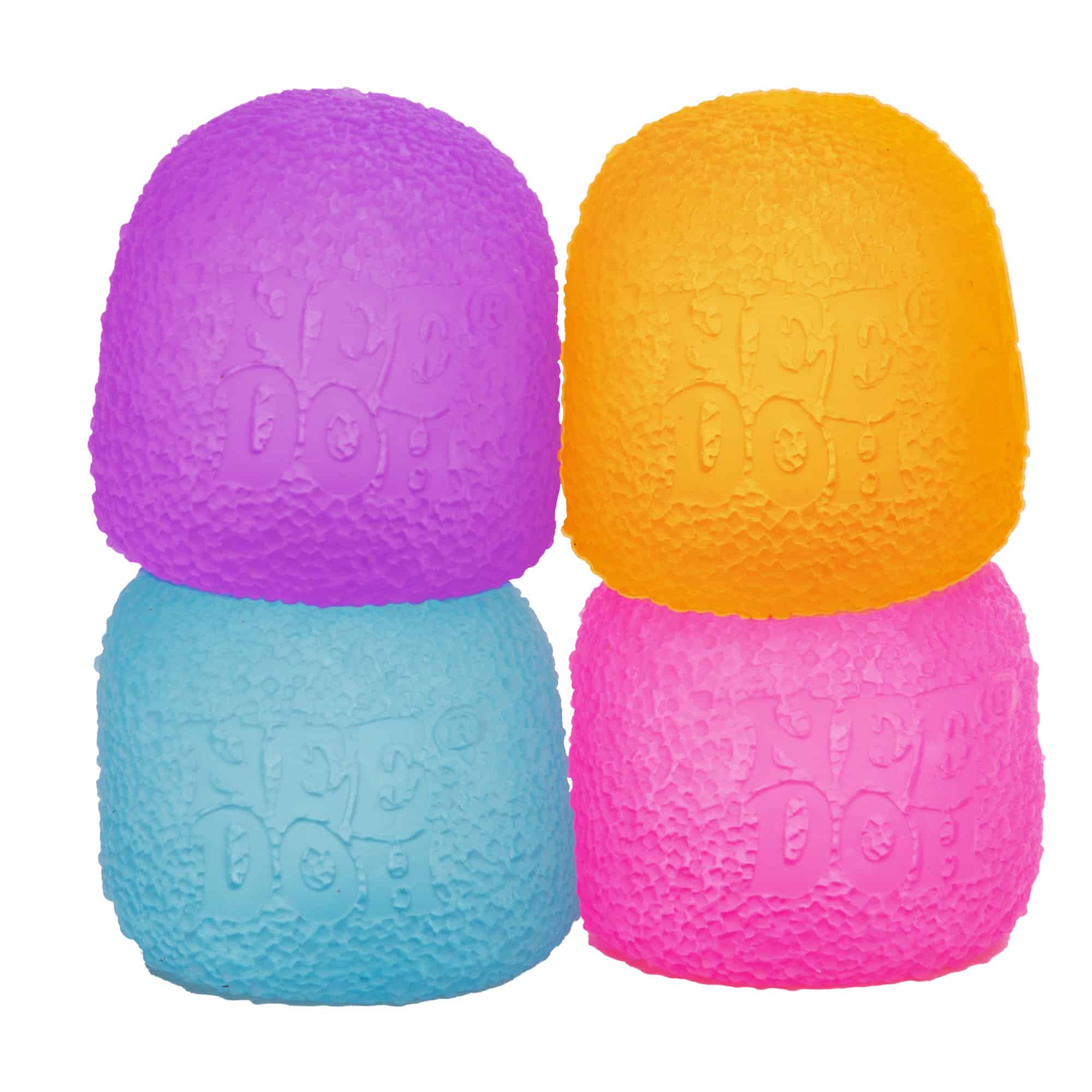 Fun Food Fidget NeeDoh Gumdrop | Edition Juniper Flare - Playful Star & Heart Shaped Geometric NeeDoh Detail