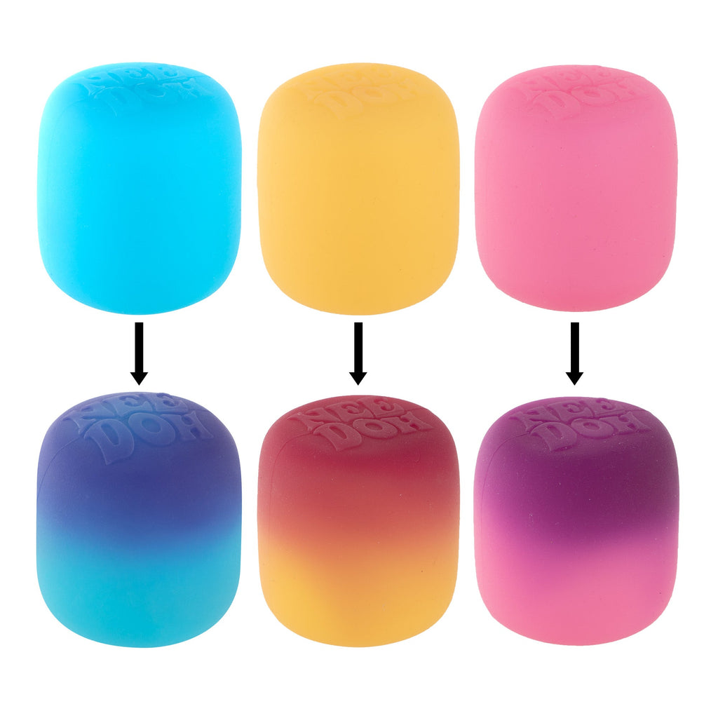 Fun Food Fidget NeeDoh Mello Mallo | Series Stone Harbor - Squishy Dohnut Sweet Treat Shaped Stress Toy Detail