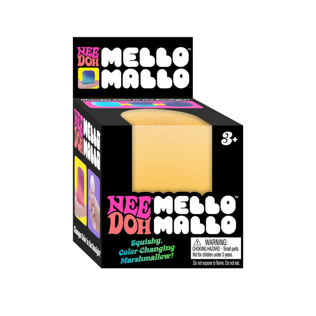 Fun Food Fidget NeeDoh Mello Mallo | Series Stone Harbor - Squishy Dohnut Sweet Treat Shaped Stress Toy Detail
