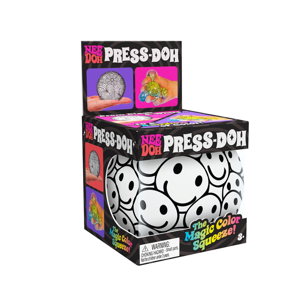 Fuzzy Flocked NeeDoh Press-Doh | Select Oak Terrace - Shaggy Tactile Ribbed Stress Relief Toy Detail