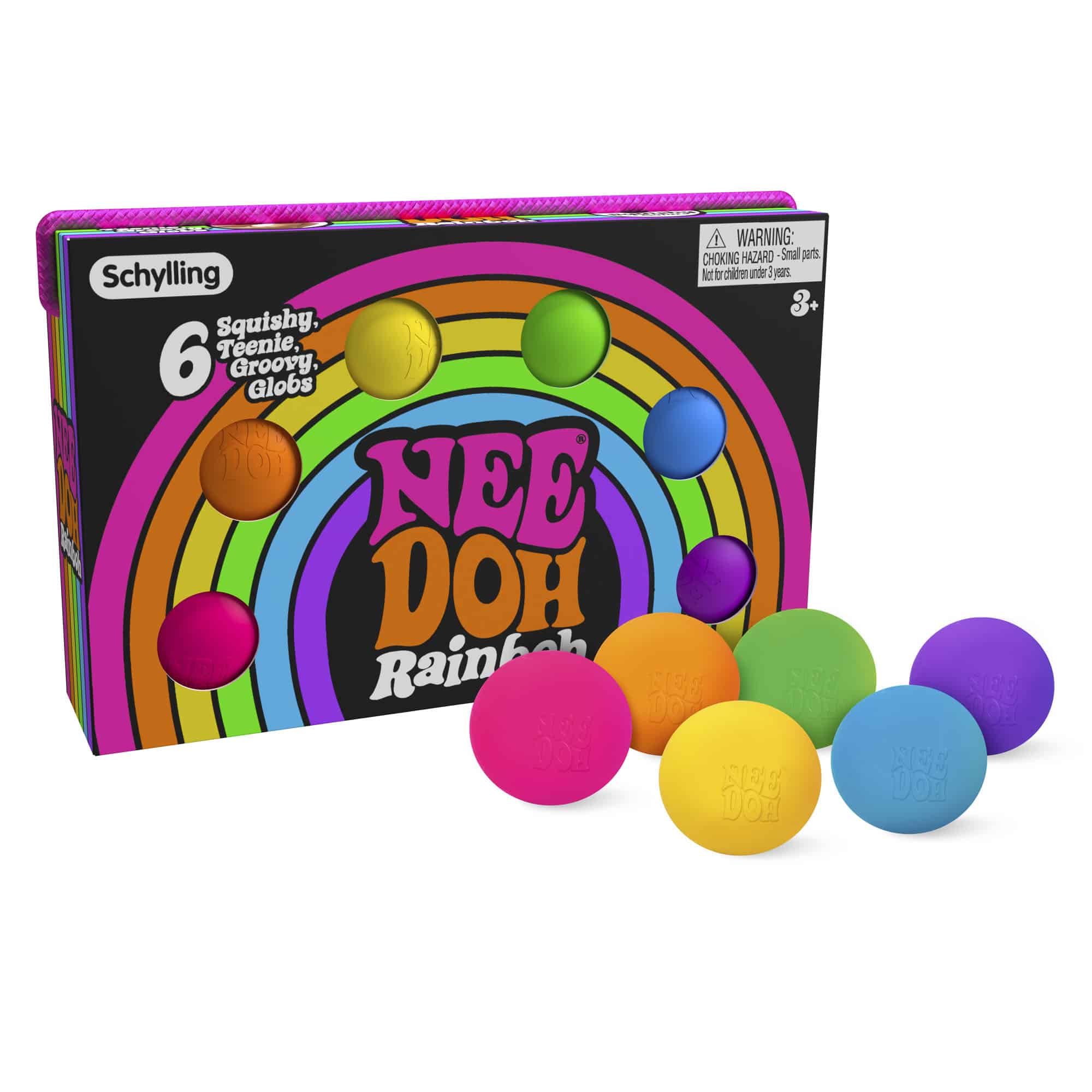The Groovy Glob NeeDoh Rainboh | Reserve Autumn Pond - Super-Squishy Classic NeeDoh Ball for Anxiety Detail