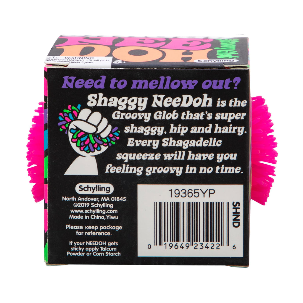 Textured Sensory Shaggy NeeDoh | Collection Winter Creek - Furry Coated Soft Touch Squishable Ball Detail