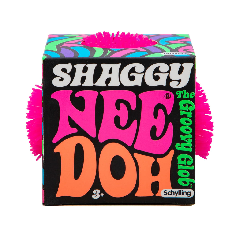 Textured Sensory Shaggy NeeDoh | Collection Winter Creek - Furry Coated Soft Touch Squishable Ball Detail