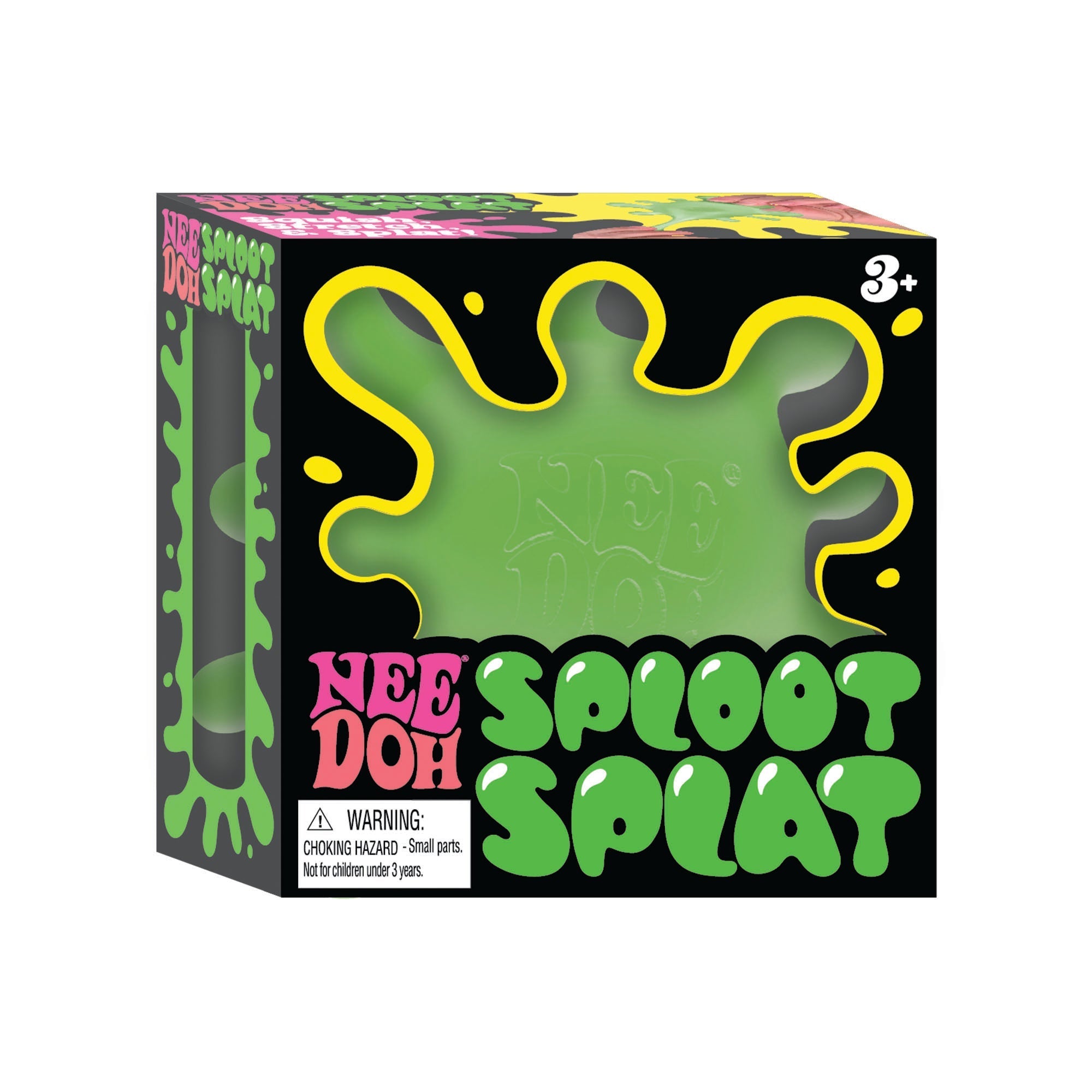 Fuzzy Flocked NeeDoh SplootSplat | Edition Morning Cove - Shaggy Tactile Ribbed Stress Relief Toy Detail