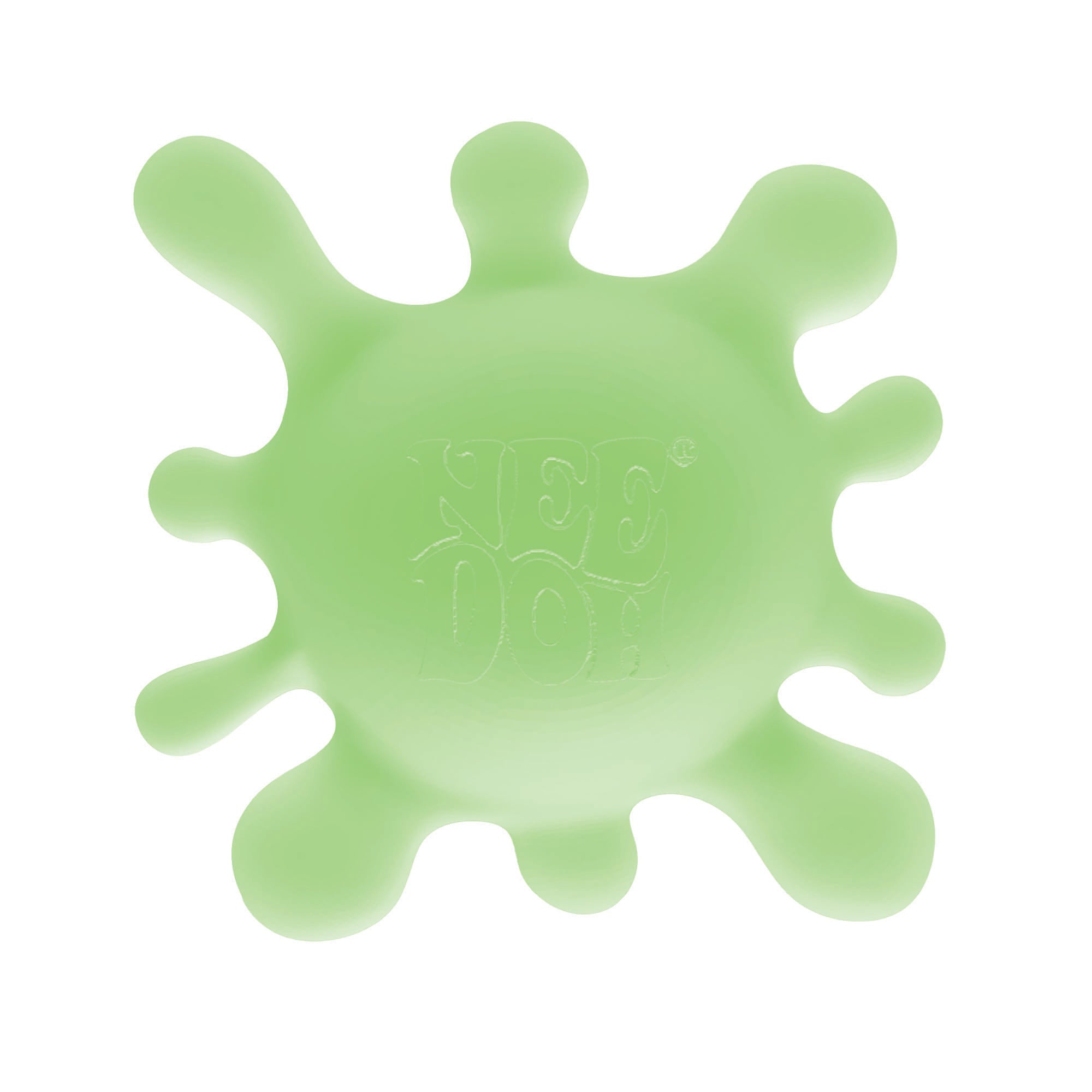 Fuzzy Flocked NeeDoh SplootSplat | Edition Morning Cove - Shaggy Tactile Ribbed Stress Relief Toy Detail