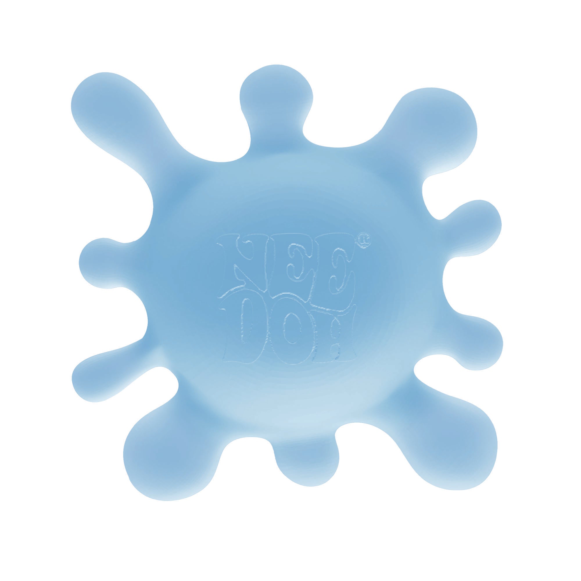 Fuzzy Flocked NeeDoh SplootSplat | Edition Morning Cove - Shaggy Tactile Ribbed Stress Relief Toy Detail