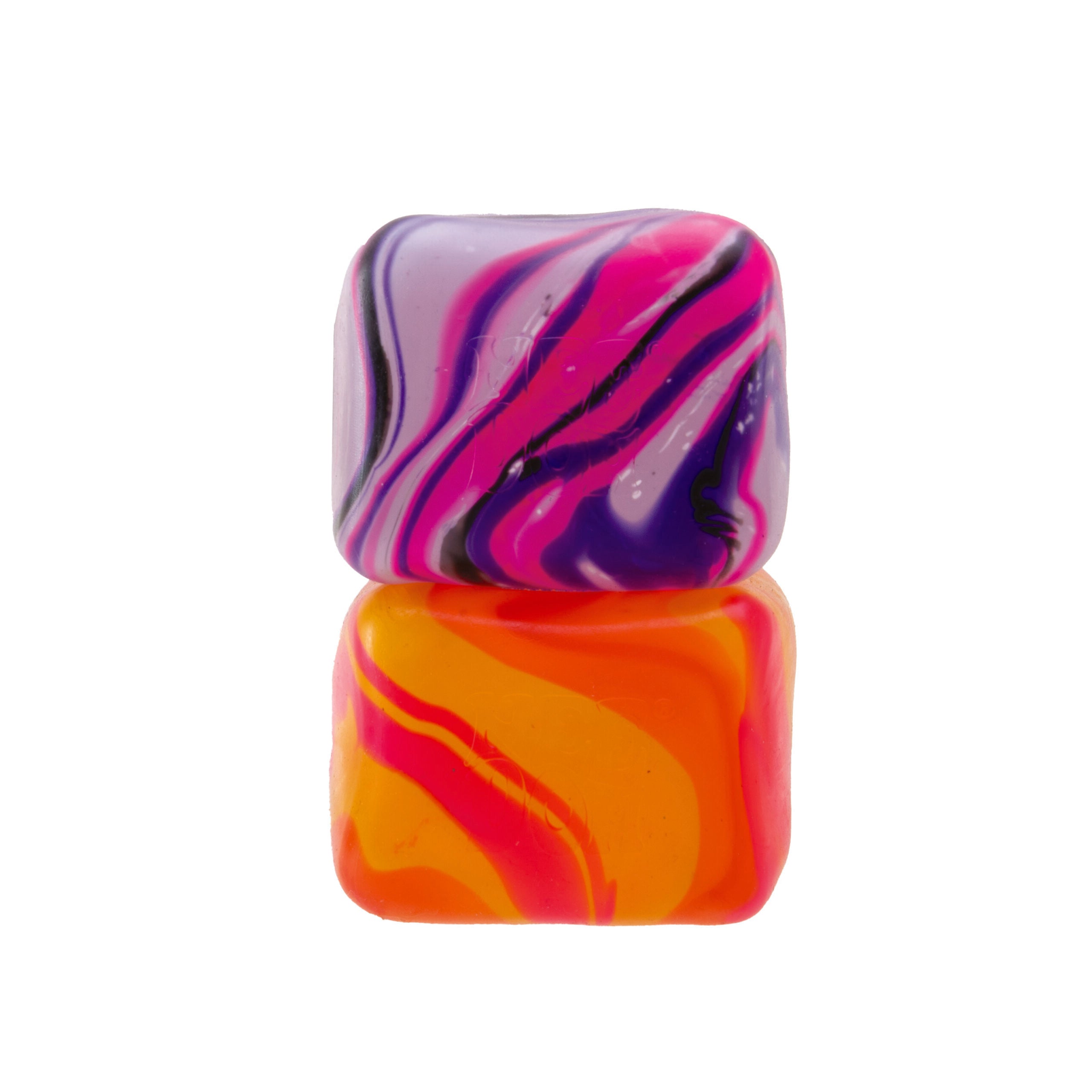 Satisfying Crunch NeeDoh Nice Cube Swirl | Select Golden Pond - 3-Piece Assorted Nice Cubes Pack for Fidgeting Detail