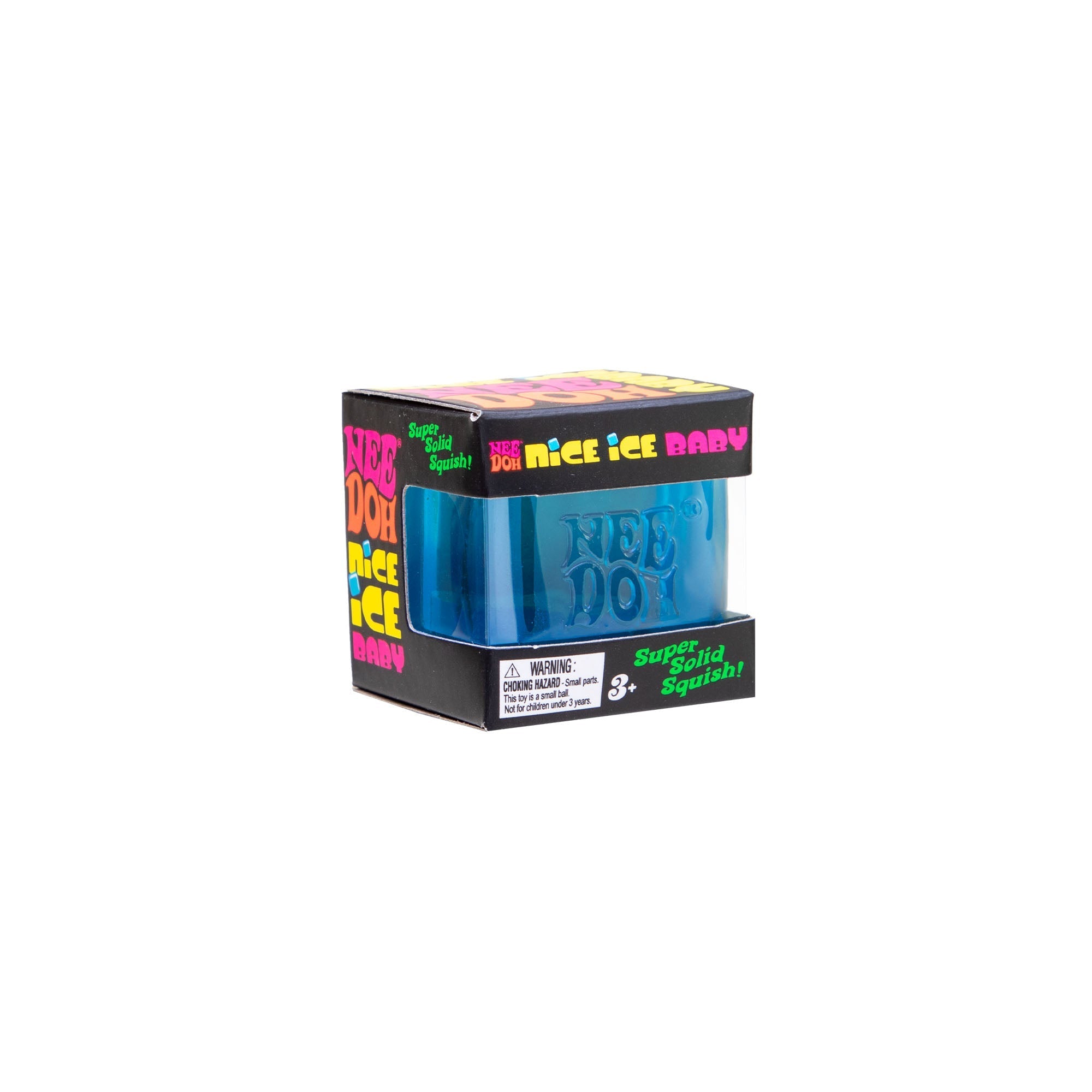 Translucent Jelly NeeDoh Nice Ice Baby | Series Canyon Trail - Translucent Jelly Cool Cube Sensory Toy Detail