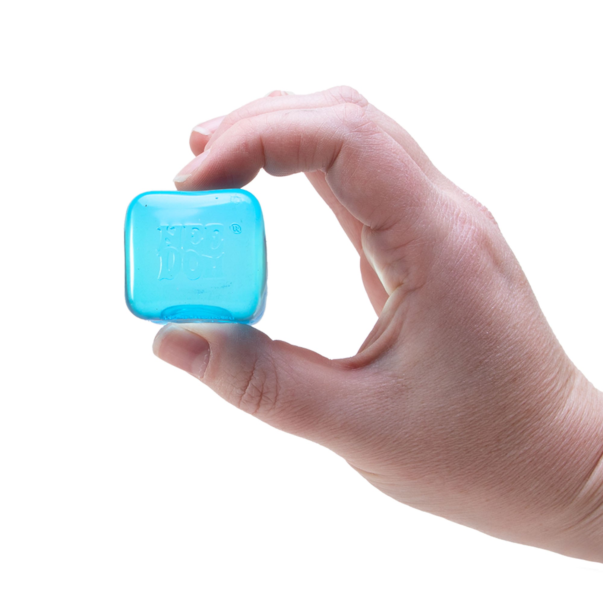 Translucent Jelly NeeDoh Nice Ice Baby | Series Canyon Trail - Translucent Jelly Cool Cube Sensory Toy Detail