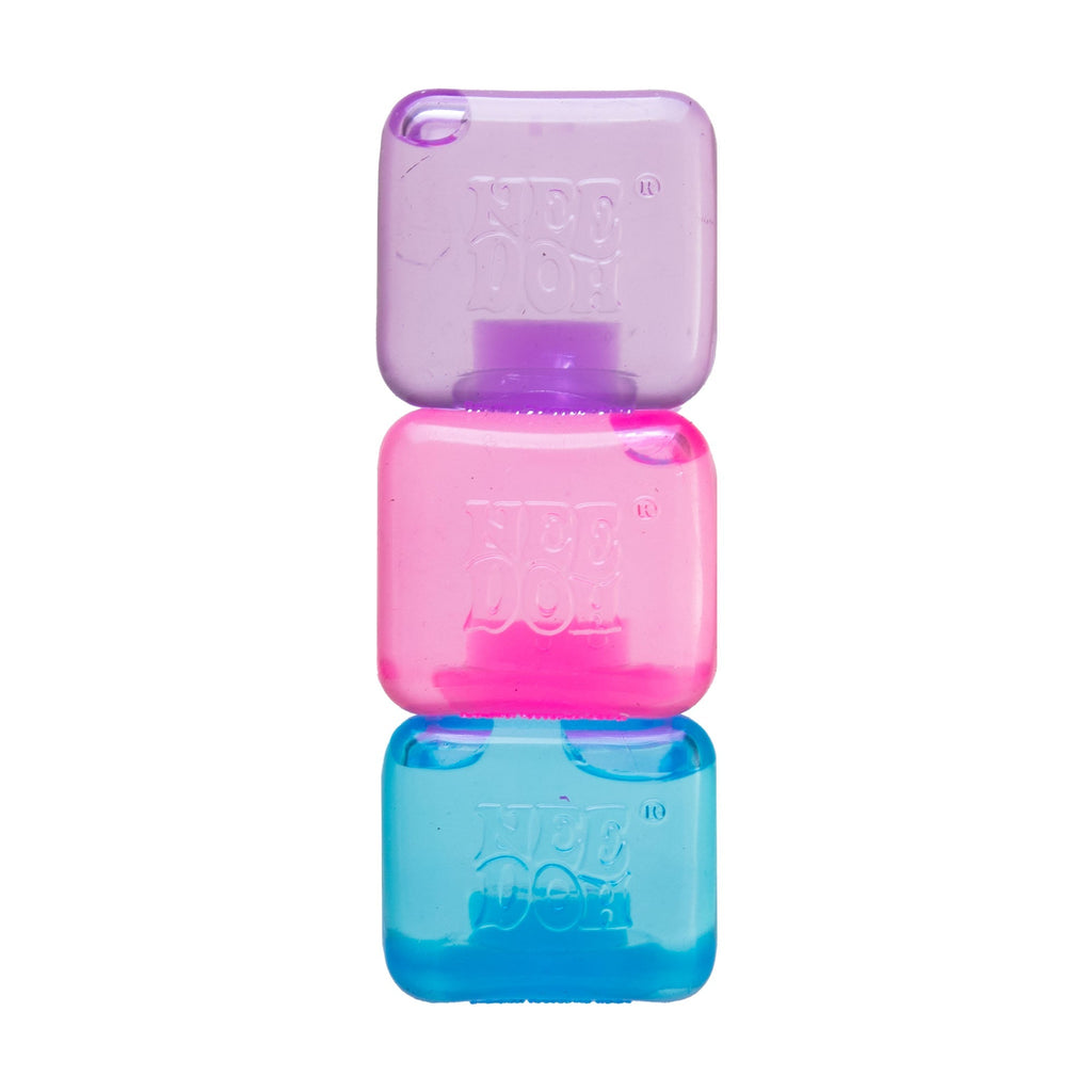 Translucent Jelly NeeDoh Nice Ice Baby | Series Canyon Trail - Translucent Jelly Cool Cube Sensory Toy - Surprise Me! (Random Color)